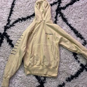 Yellow Champion Hoodie